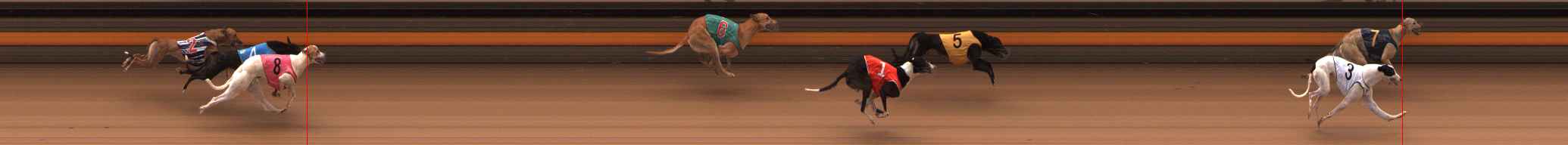 Photo finish for Ballarat Race 8