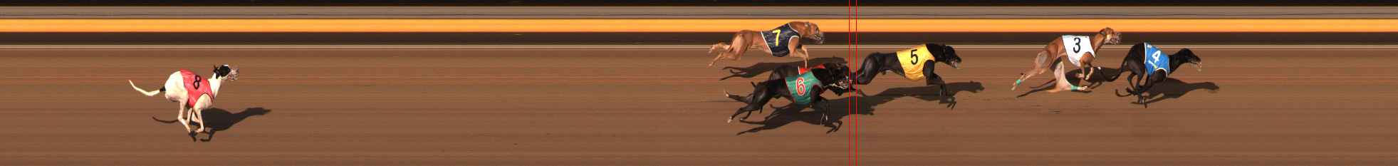 Photo finish for Ballarat Race 8