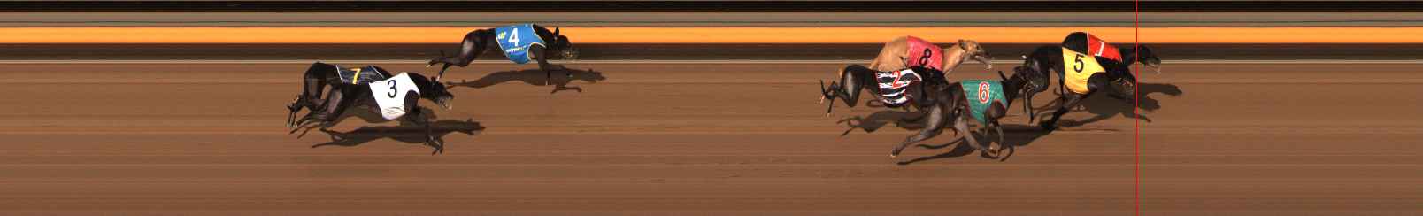 Photo finish for Ballarat Race 6
