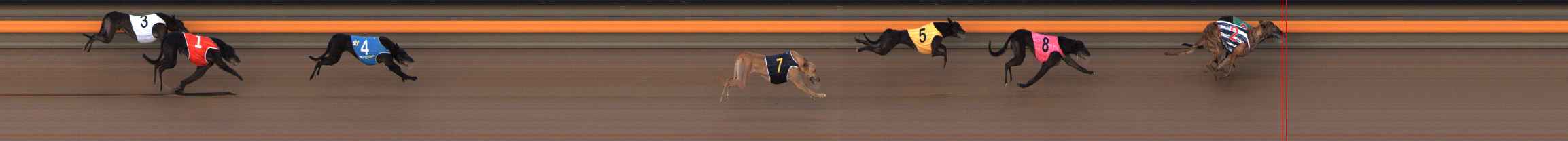 Photo finish for Ballarat Race 8