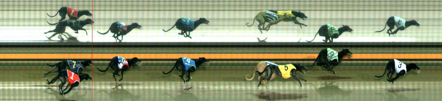 Photo finish for Ballarat Race 8