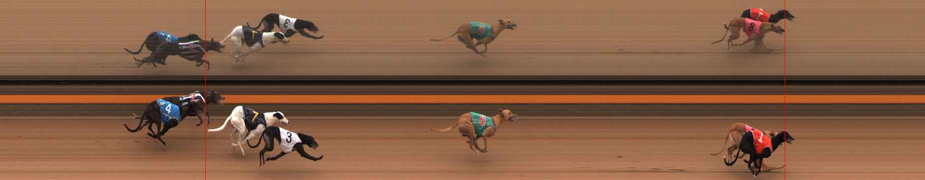 Photo finish for Ballarat Race 8