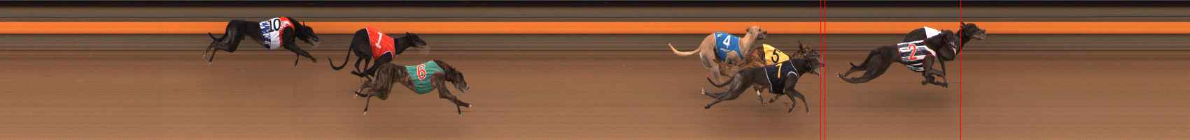 Photo finish for Ballarat Race 12