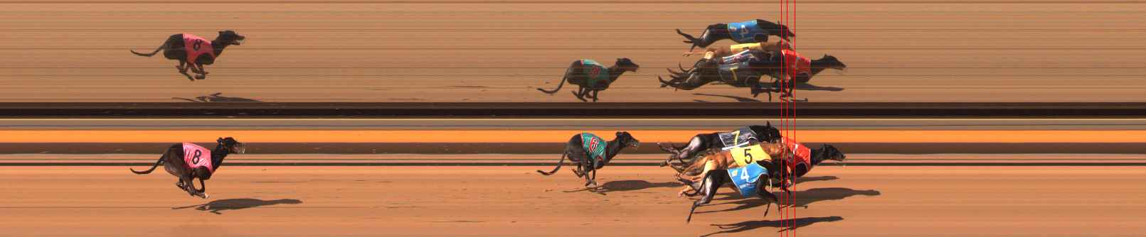 Photo finish for Ballarat Race 9
