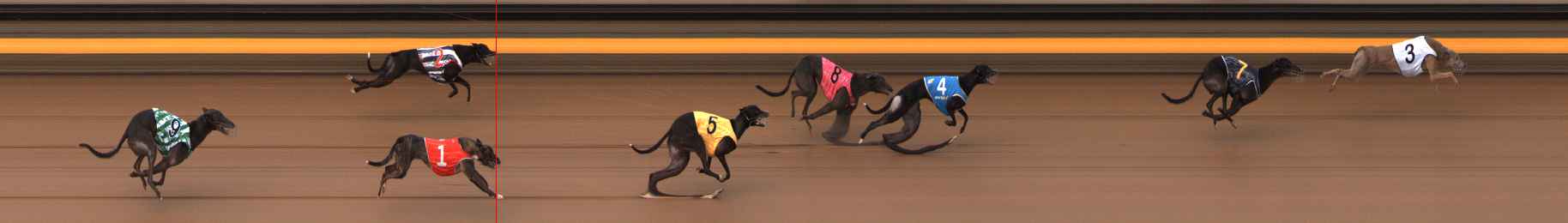 Photo finish for Ballarat Race 8