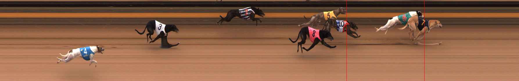 Photo finish for Ballarat Race 6