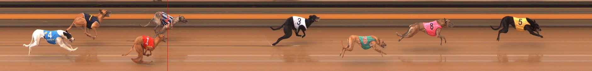Photo finish for Ballarat Race 12
