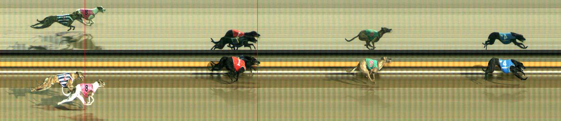 Photo finish for Ballarat Race 8