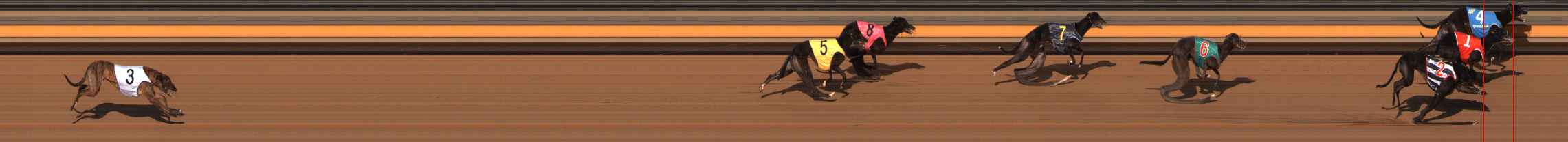 Photo finish for Ballarat Race 6