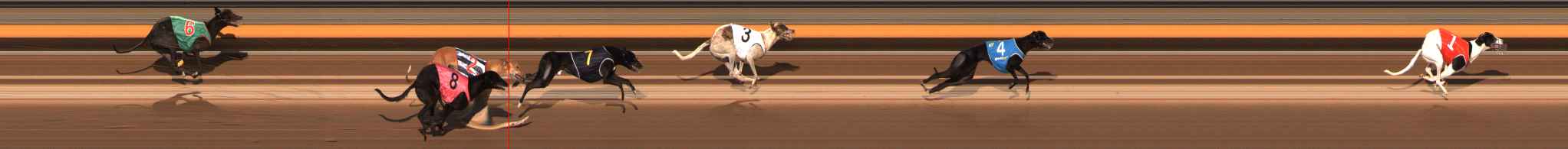 Photo finish for Ballarat Race 8