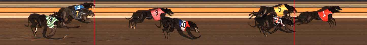 Photo finish for Ballarat Race 12
