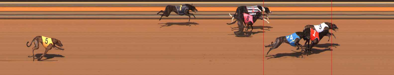 Photo finish for Ballarat Race 8