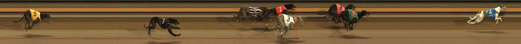 Photo finish for Ballarat Race 8