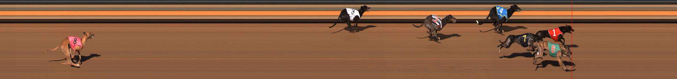 Photo finish for Ballarat Race 6