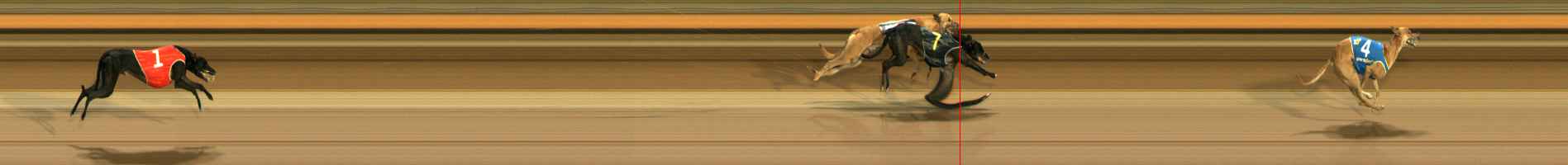 Photo finish for Ballarat Race 8
