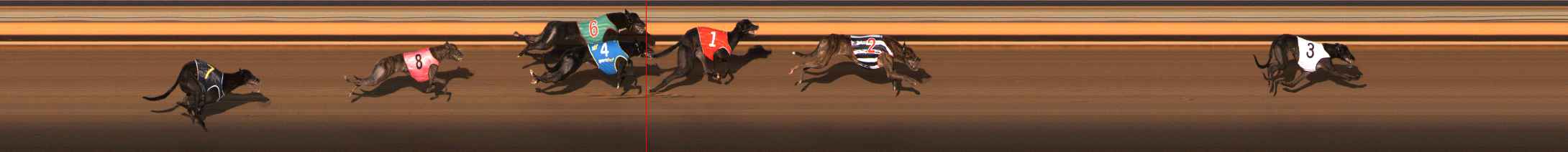 Photo finish for Ballarat Race 8