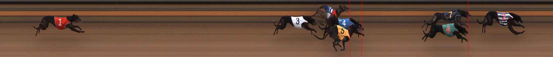 Photo finish for Ballarat Race 10