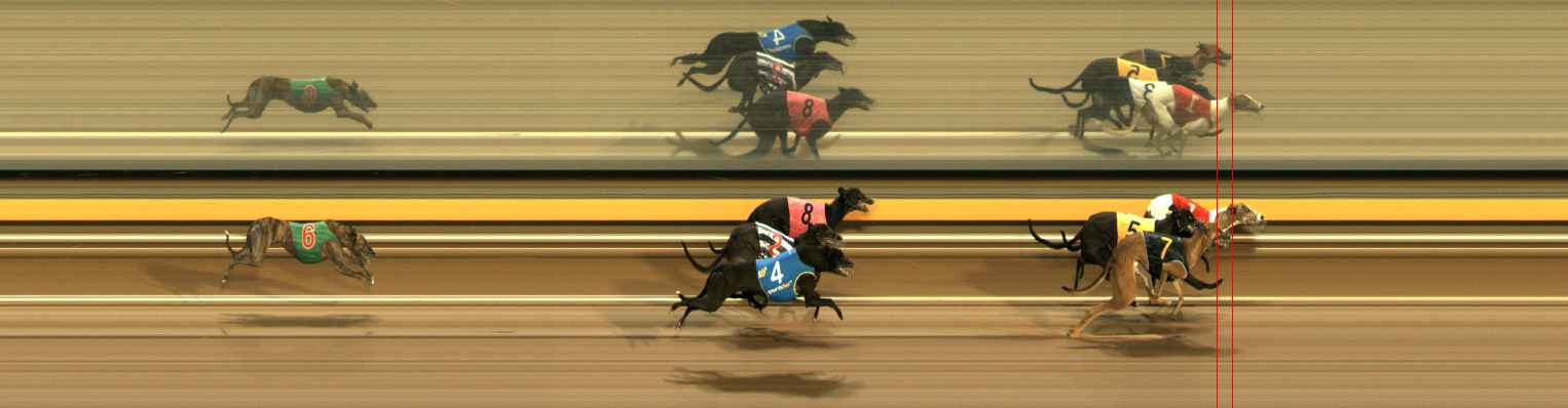 Photo finish for Ballarat Race 8