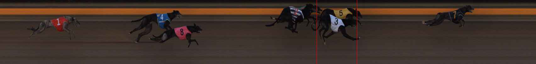 Photo finish for Ballarat Race 8