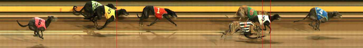 Photo finish for Ballarat Race 8