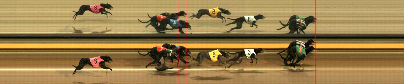 Photo finish for Ballarat Race 8