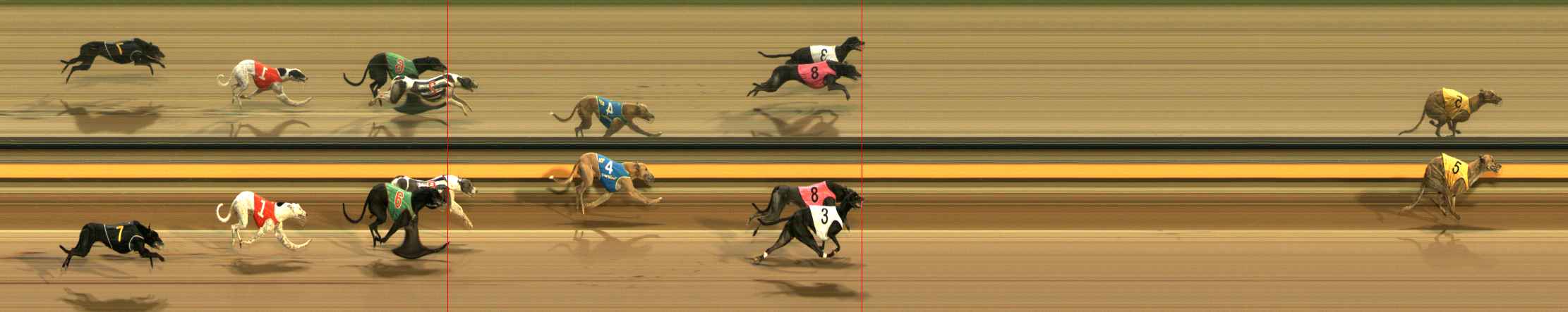 Photo finish for Ballarat Race 12