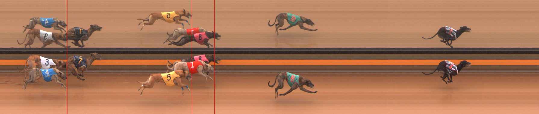 Photo finish for Ballarat Race 8