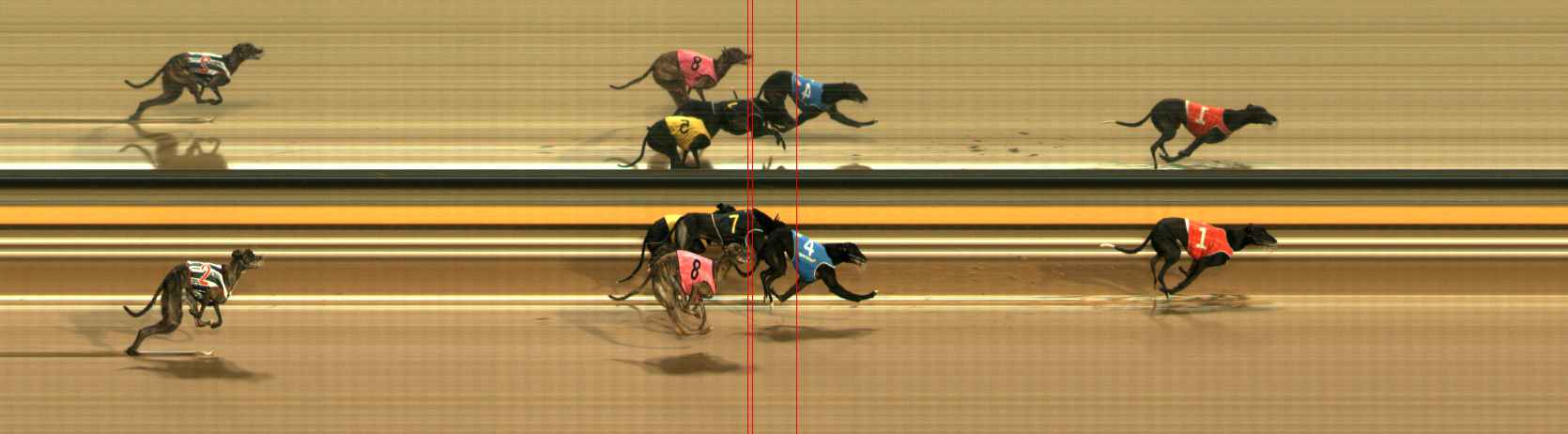 Race result finish photo