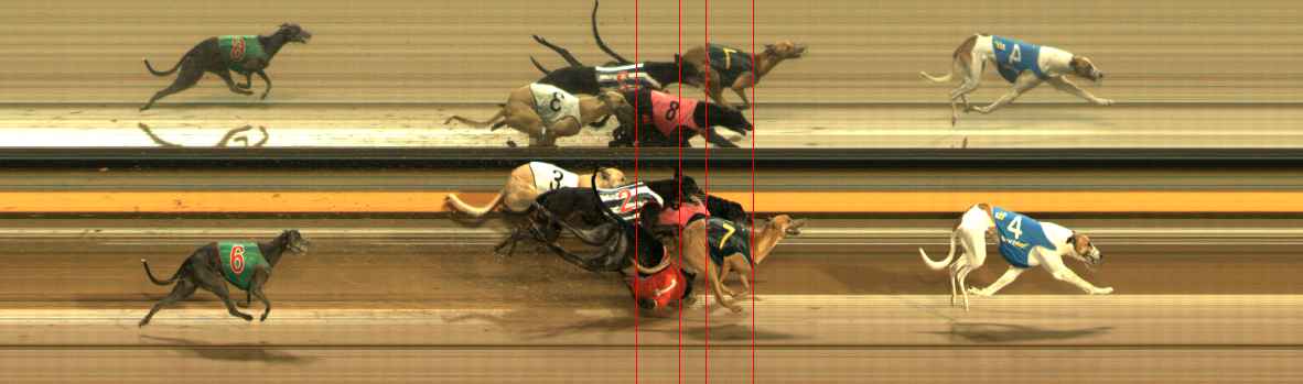 Photo finish for Ballarat Race 8