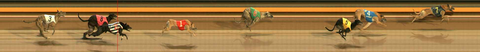 Photo finish for Ballarat Race 8