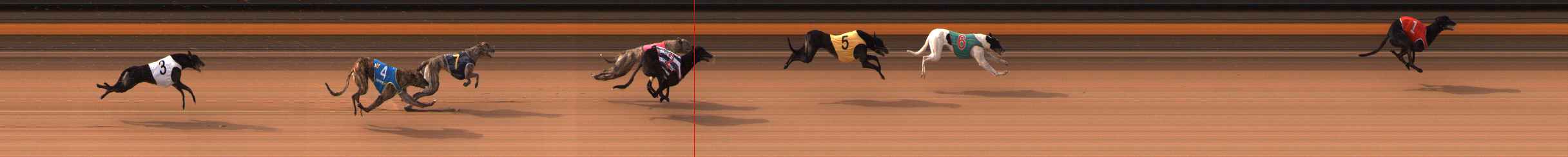 Race result finish photo