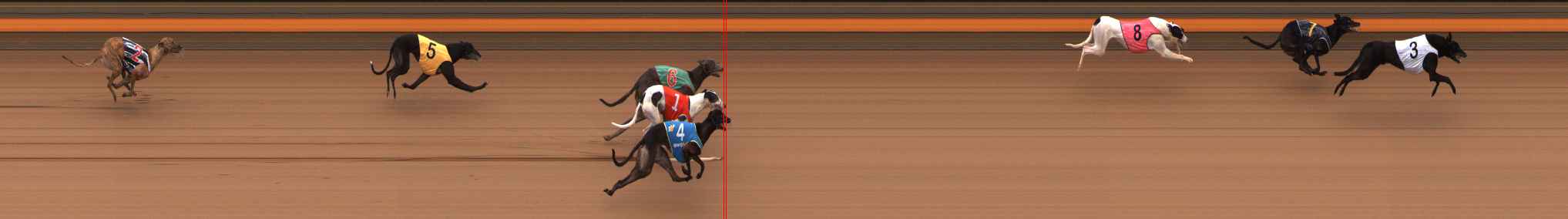 Photo finish for Ballarat Race 8