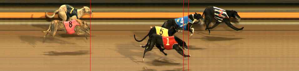 Photo finish for Ballarat Race 8