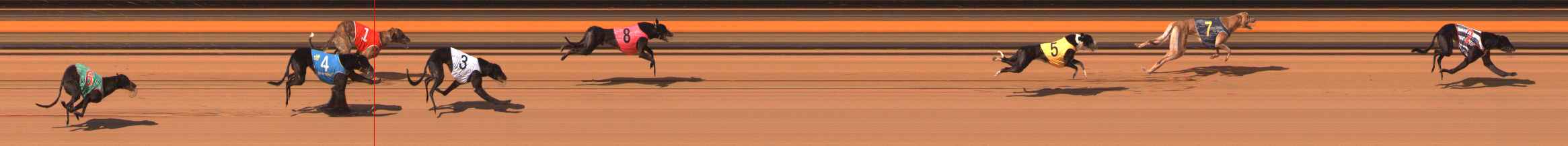 Photo finish for Ballarat Race 8