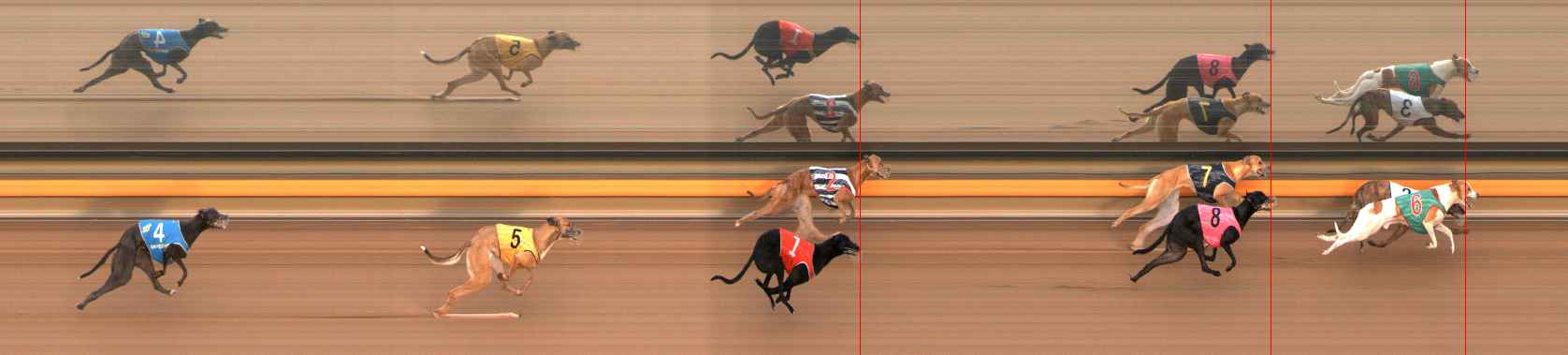 Race result finish photo