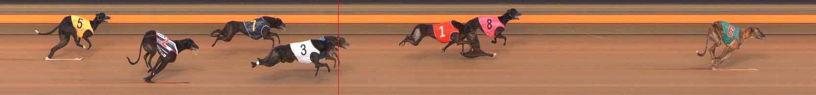 Photo finish for Ballarat Race 8