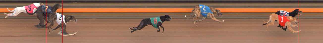 Photo finish for Ballarat Race 3