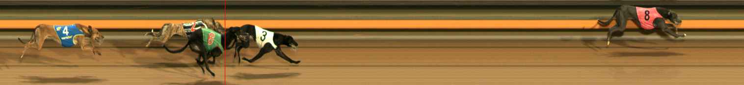 Photo finish for Ballarat Race 8