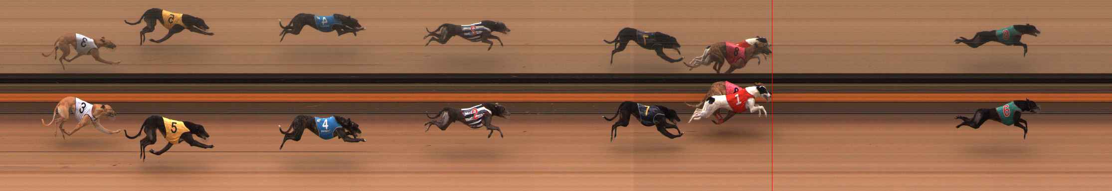 Photo finish for Ballarat Race 6