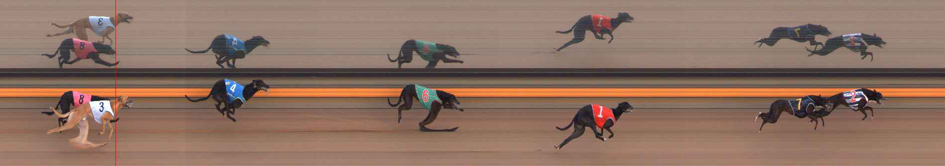 Race result finish photo