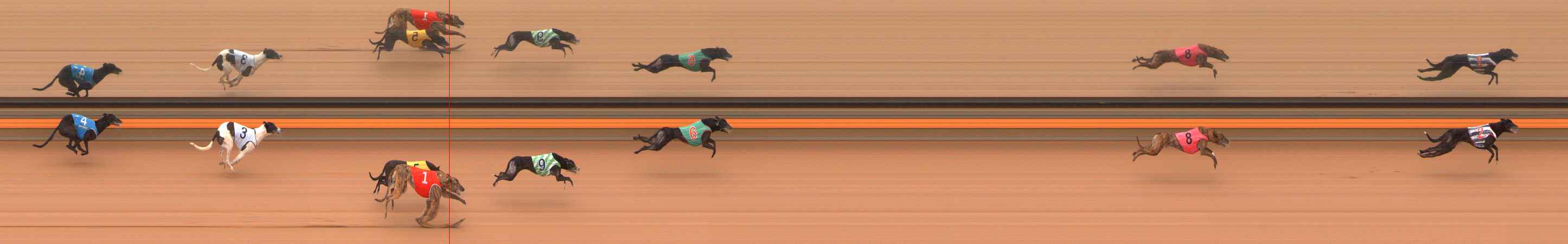 Race result finish photo