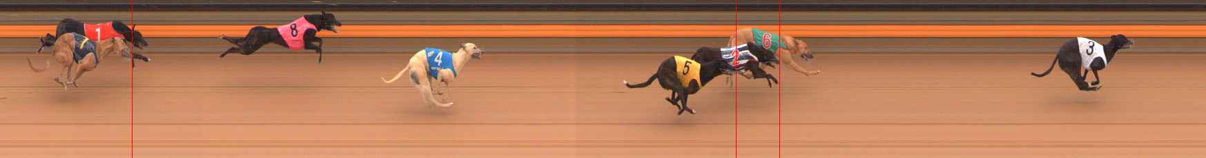 Race result finish photo