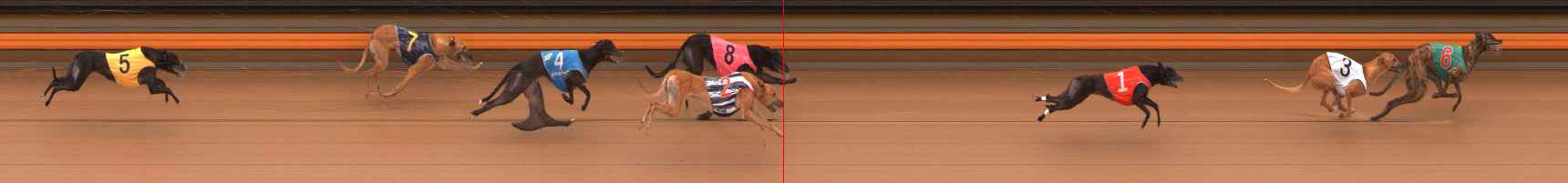 Race result finish photo