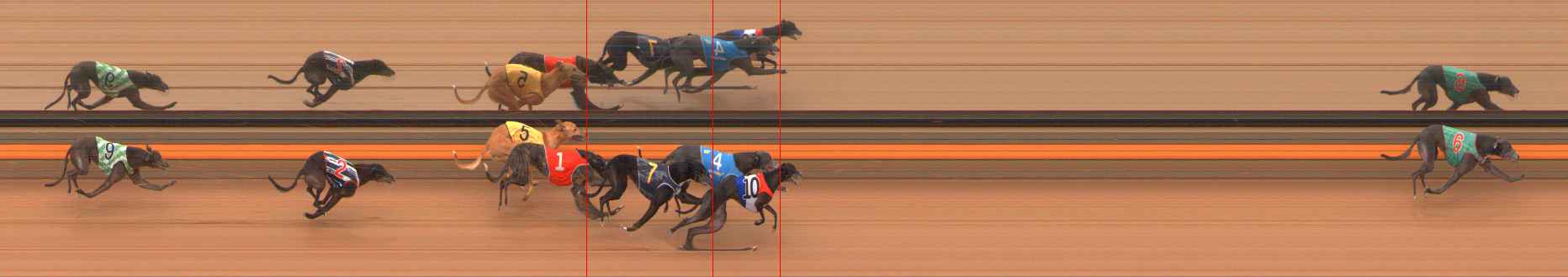 Race result finish photo