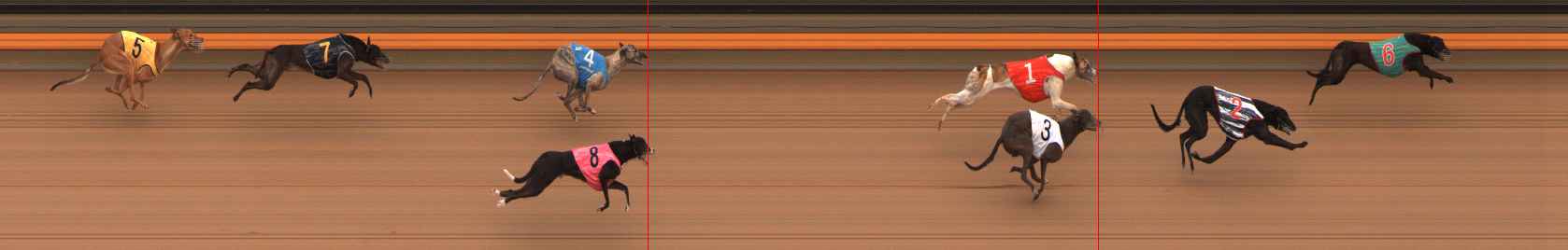 Race result finish photo