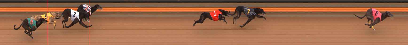 Race result finish photo