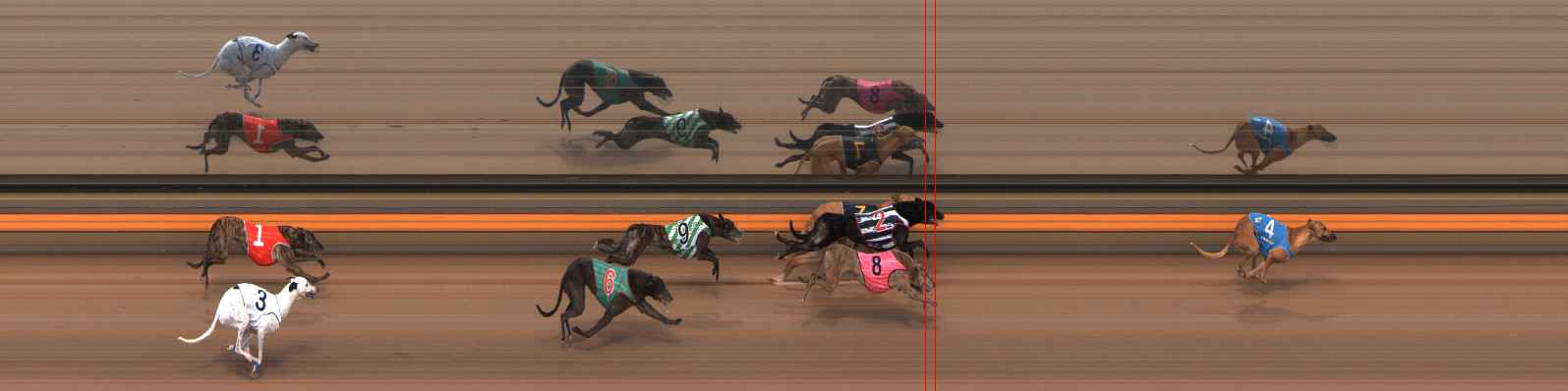 Photo finish for Ballarat Race 5