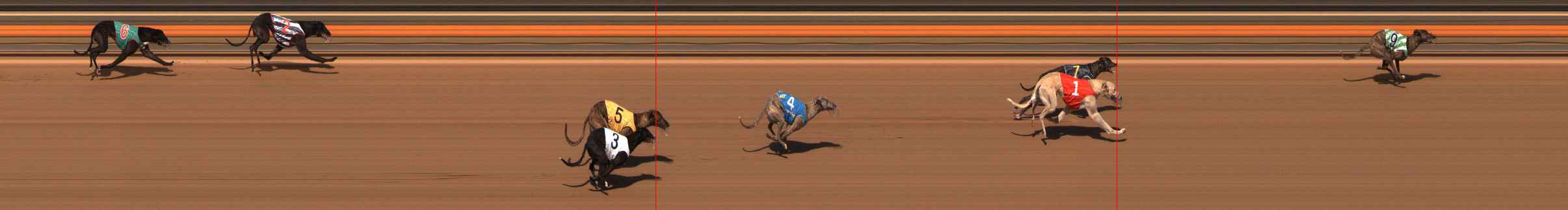 Race result finish photo