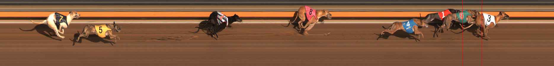 Race result finish photo