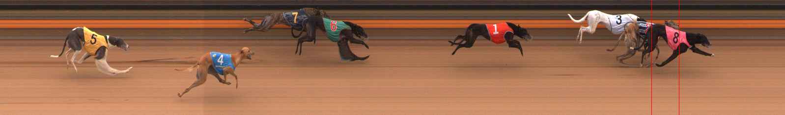 Photo finish for Ballarat Race 8